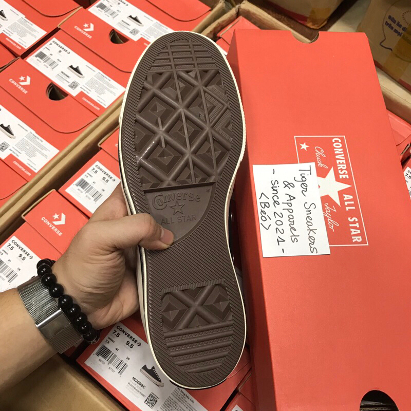 Tiger Sneakers - Giày Converse 1970s Black chính hãng | 162058C