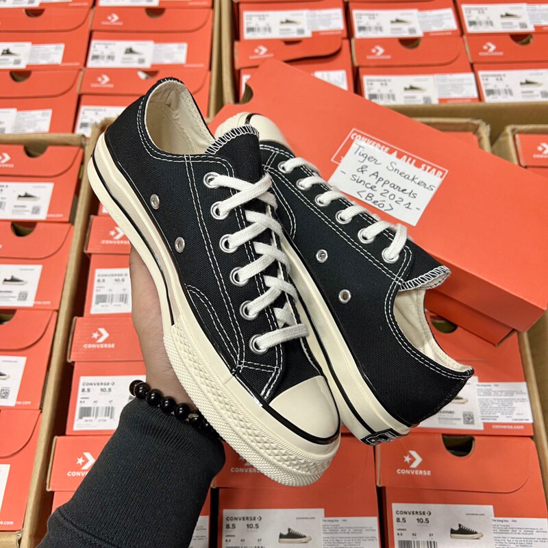 Tiger Sneakers - Giày Converse 1970s Black chính hãng | 162058C