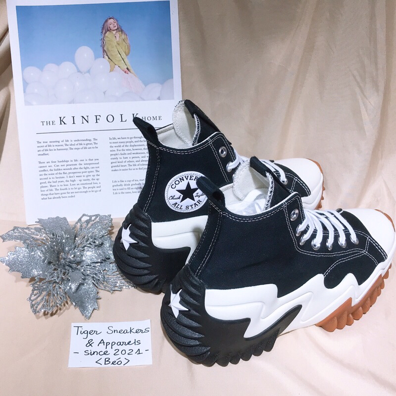 Tiger Sneakers - Giày Converse Run Motion Black chính hãng | 171545C