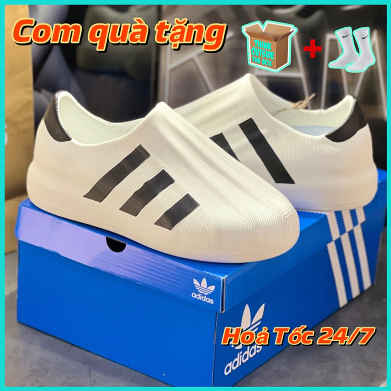 Giày Sneaker_Adidas Adifom Superstar bản L.Auth Cao Cấp Trắng và Đen Đủ Size 36-44 Full Box Bill