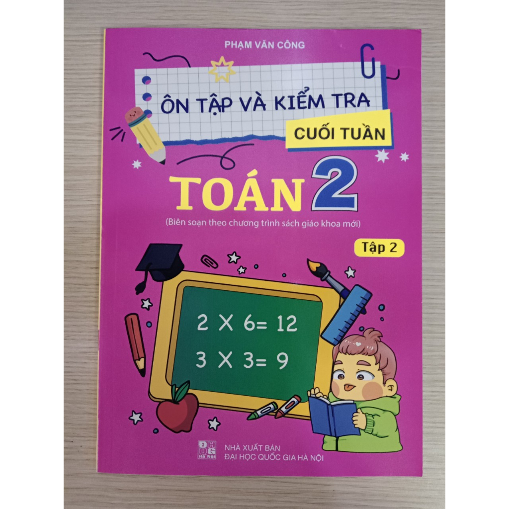 Sách - Combo Ôn Tập Và Kiểm Tra Cuối Tuần Toán 2 (Tập 1+Tập 2)