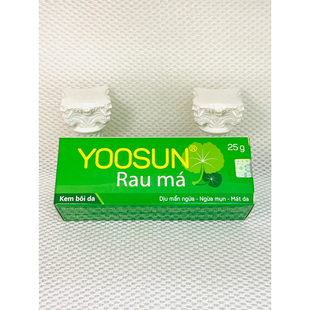 KEM BÔI DA YOOSUN CENTELLA RAU MÁ DỊU MẨN NGỨA NGỪA MỤN MÁT DA TUÝP 25G