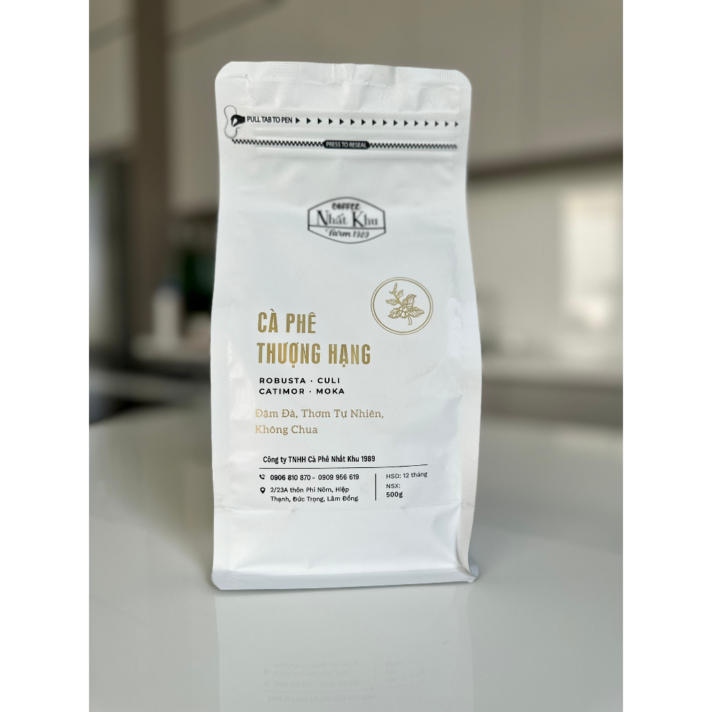 500g cà phê thượng hạng premium kết hợp 4 loại cà phê có moka vị đậm đà đắng êm, hậu vị kéo dài thơm