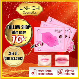 Mặt nạ dưỡng môi bio aqua giúp làm hồng môi, dưỡng ẩm, cấp nước