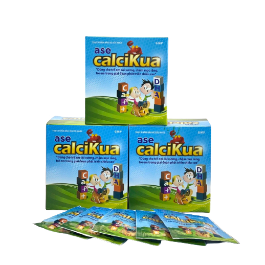 CalciKua Bô sung canxi, vitamin D3 Hộp 10 gói x 3 gam