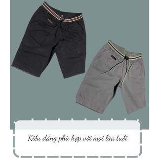 Quần short kaki lưng thun nam cao cấp - n&n