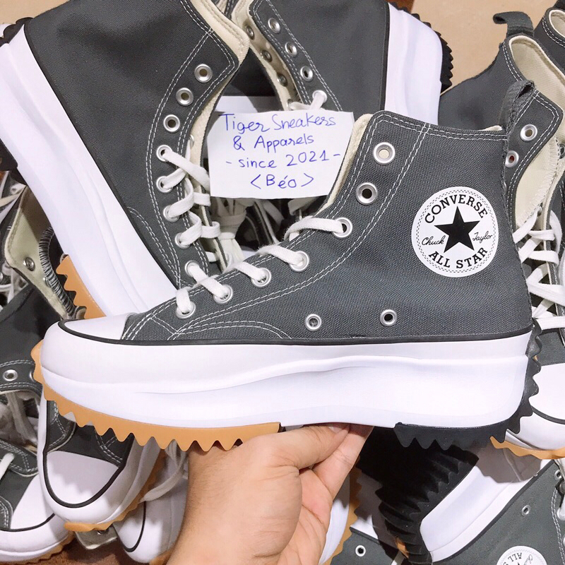 Tiger Sneakers - Giày Converse Run Star Hike Grey chính hãng | A03703C (CÓ TEM SIZE)
