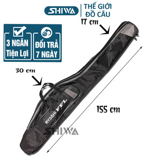  Túi Đựng Cần Câu Cá Shimano Ryoshi 3 Ngăn 2 Ngăn Lớn -  Túi Đựng Cần Câu Máy Cao Cấp Giá Rẻ - Đồ Câu SHIWA 