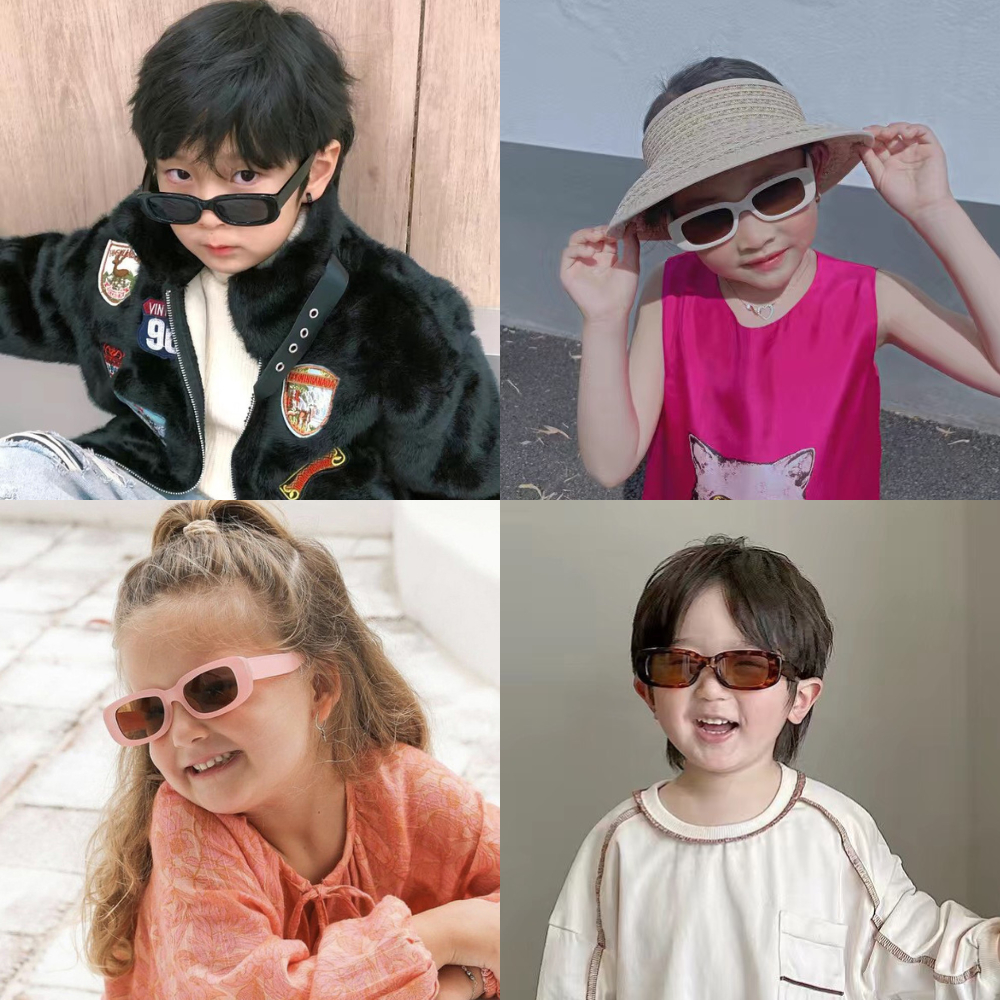 Kính cho bé trai bé gái DINOKING Mắt kính râm trẻ em chống tia UV mùa hè thời trang Hàn Quốc đi chơi biển chụp ảnh KI06