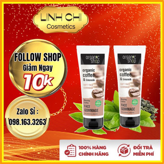 Tẩy Da Chết Mặt Cafe Organic shop Organic Coffee & Powder