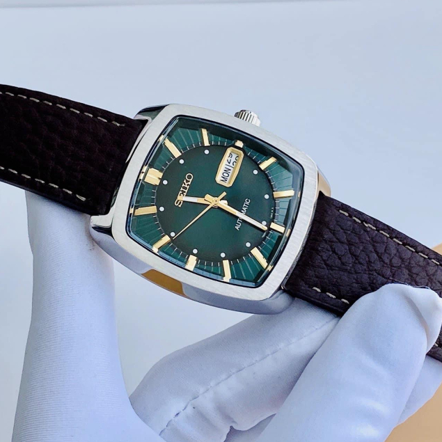 Đồng Hồ - Đồng Hồ Nam Cơ Seiko - Dây Da Cao Cấp - Kiểu Dáng Năng Động, Lịch Lãm - Bảo Hành 12 Tháng