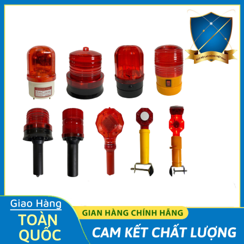 Đèn Cảnh Báo Giao Thông, Đèn Quay Xoay Dùng Pin,Năng Lượng Mặt Trời, Điện 220V 12V 24V, Pin Sạc