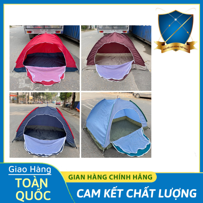 Lều Cắm Trại Tự Bung Cho 2-4 Người Đa Màu Sắc Có Lưới Chắn Muỗi Dùng Đi Phượt Pinic,Xông Hơi,Cho Bé Mới 100%