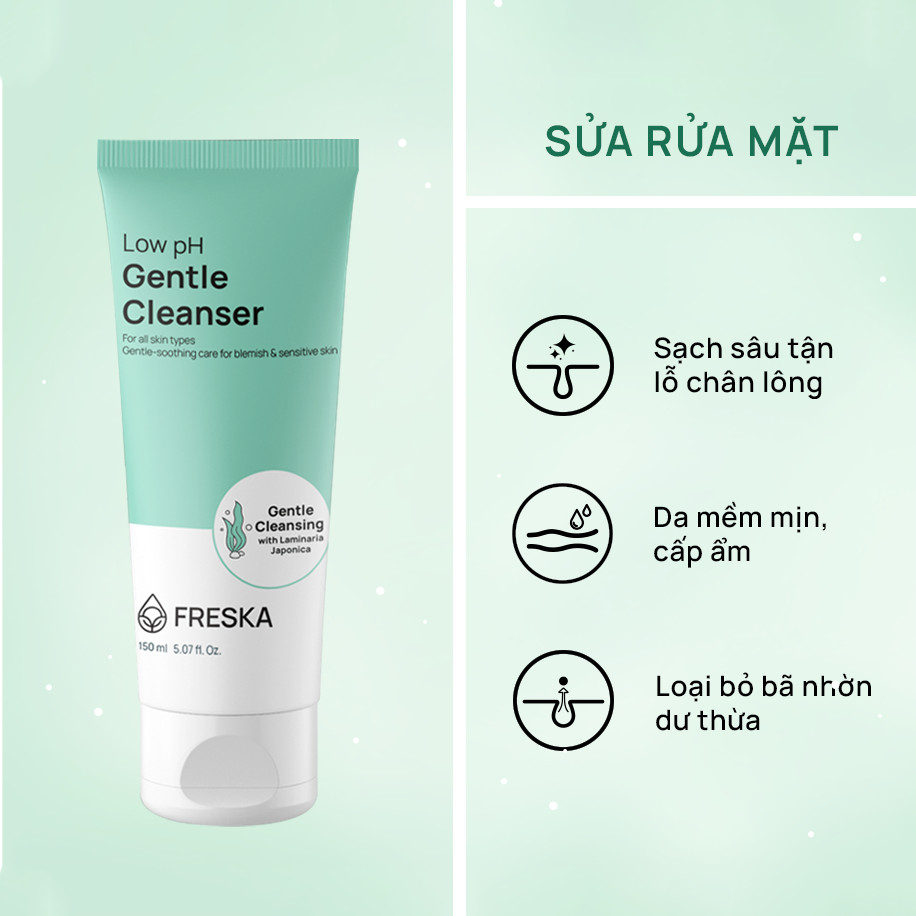 Sữa rửa mặt Freska Low pH Gentle Cleanser 150ml