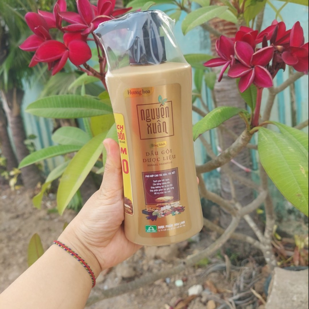 Dầu gội Nguyên Xuân bồng bềnh 350ml dành cho tóc dầu bết,sạch gàu ngứa cân bằng lượng dầu dưỡng tóc và giảm gãy rụng