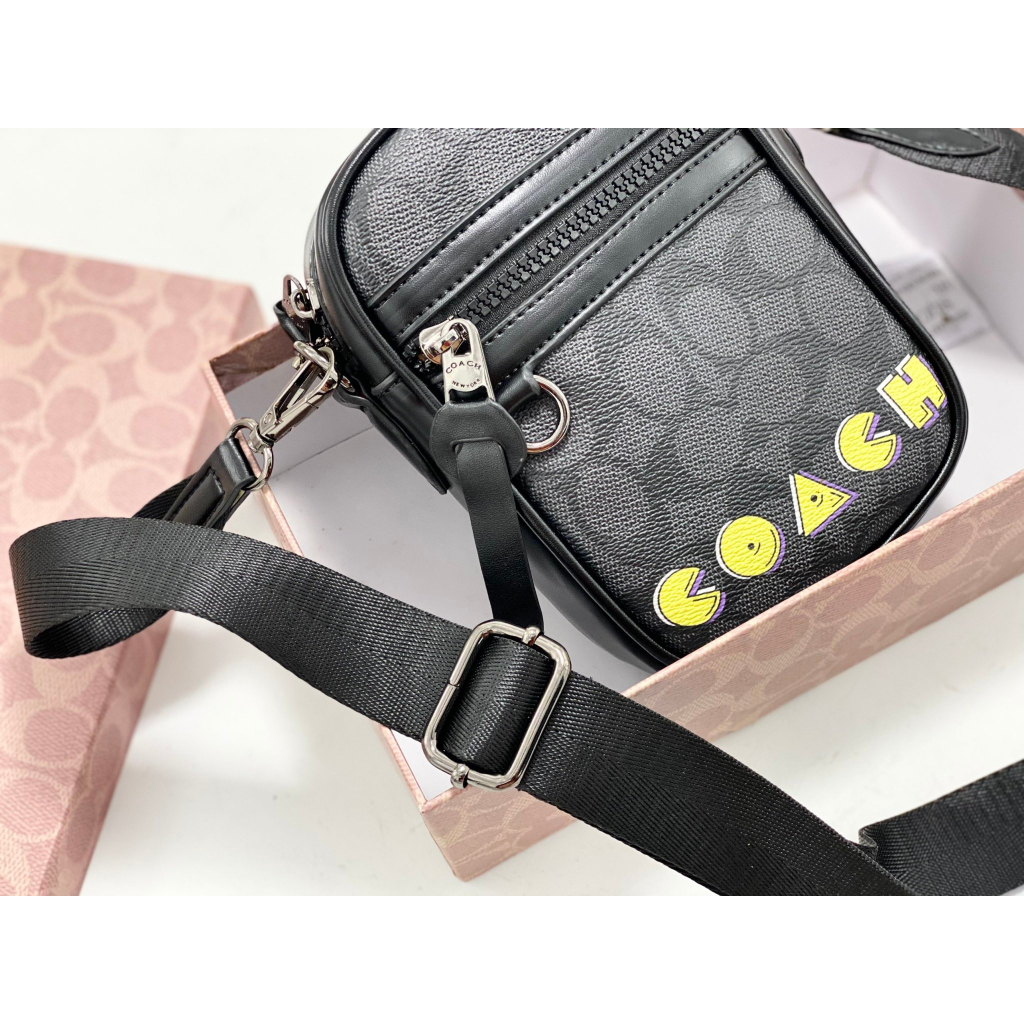 TÚI ĐEO CHÉO ĐỰNG ĐIỆN THOẠI MINI COACH SMANO UNISEX NAM NỮ