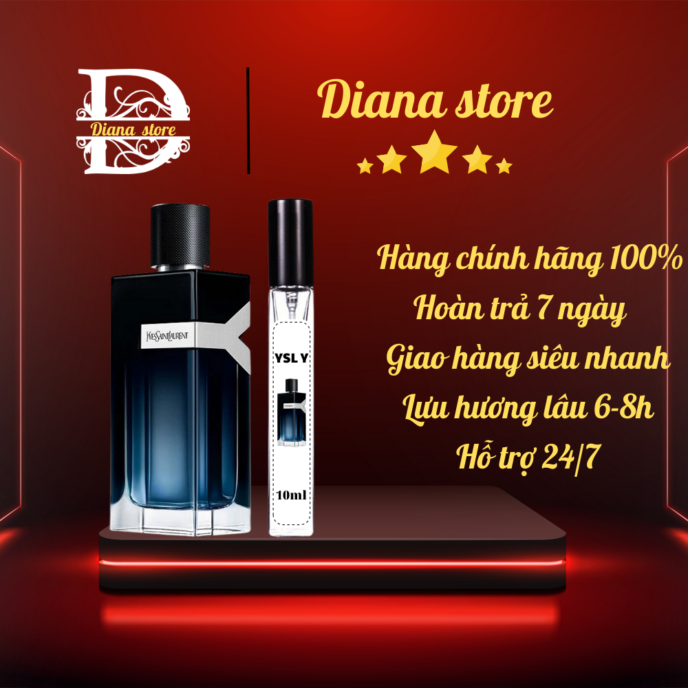 Nước hoa nam ysl y men 10ml edp hội tụ đầy đủ sự nam tính, mạnh mẽ của đàn ông- DIANA STORE