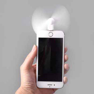 QUẠT MINI 2 CÁNH CẮM IPHONE HOT HIT