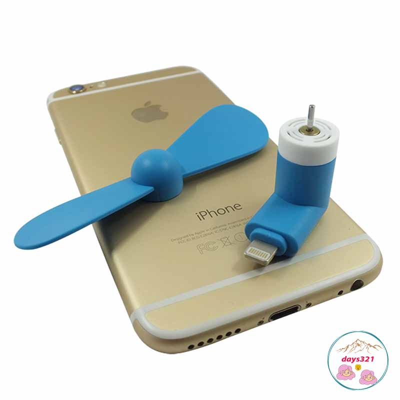 QUẠT MINI 2 CÁNH CẮM IPHONE HOT HIT