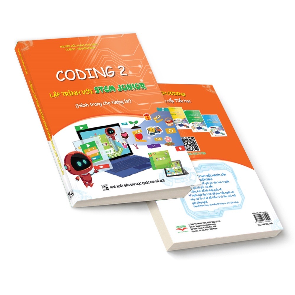Sách Coding 2 lập trình với STEM JUNIOR hành trang cho tương lai