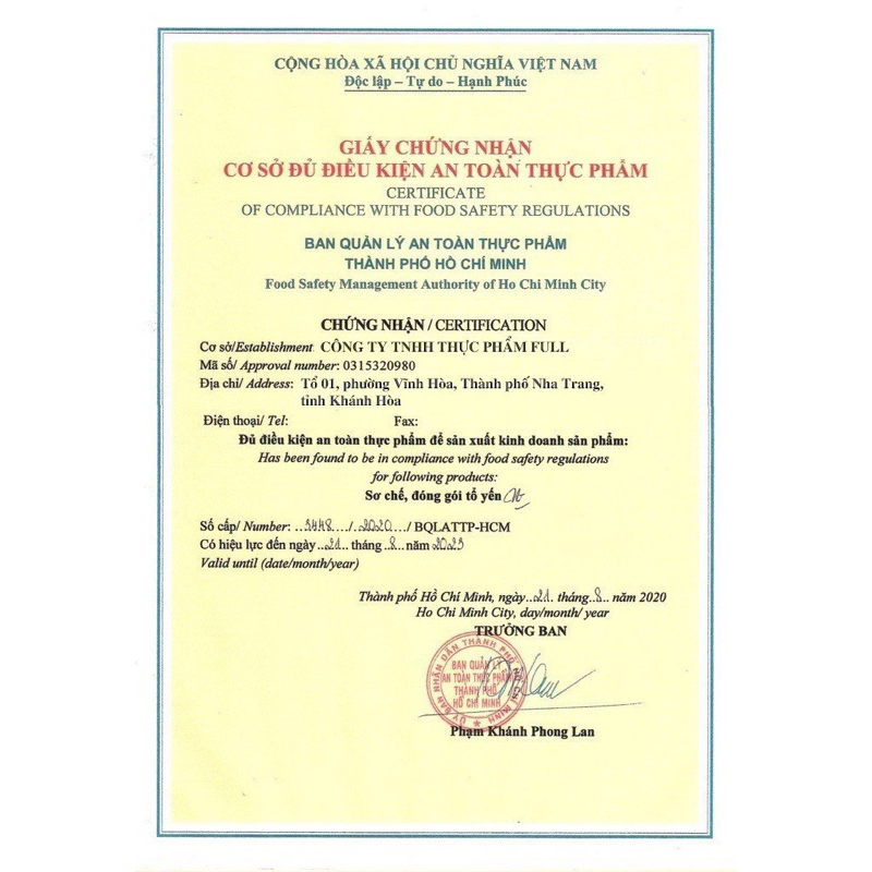 Sét Yến mini 5 gói