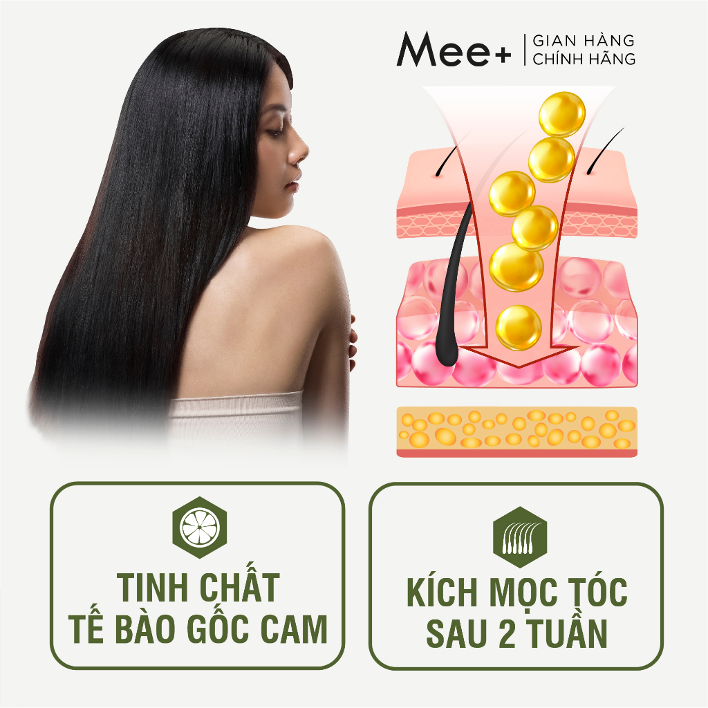 Dầu xả dưỡng tóc MEE NATURAL - Phục hồi, ngăn rụng tóc, dưỡng tóc suôn mượt 500ml