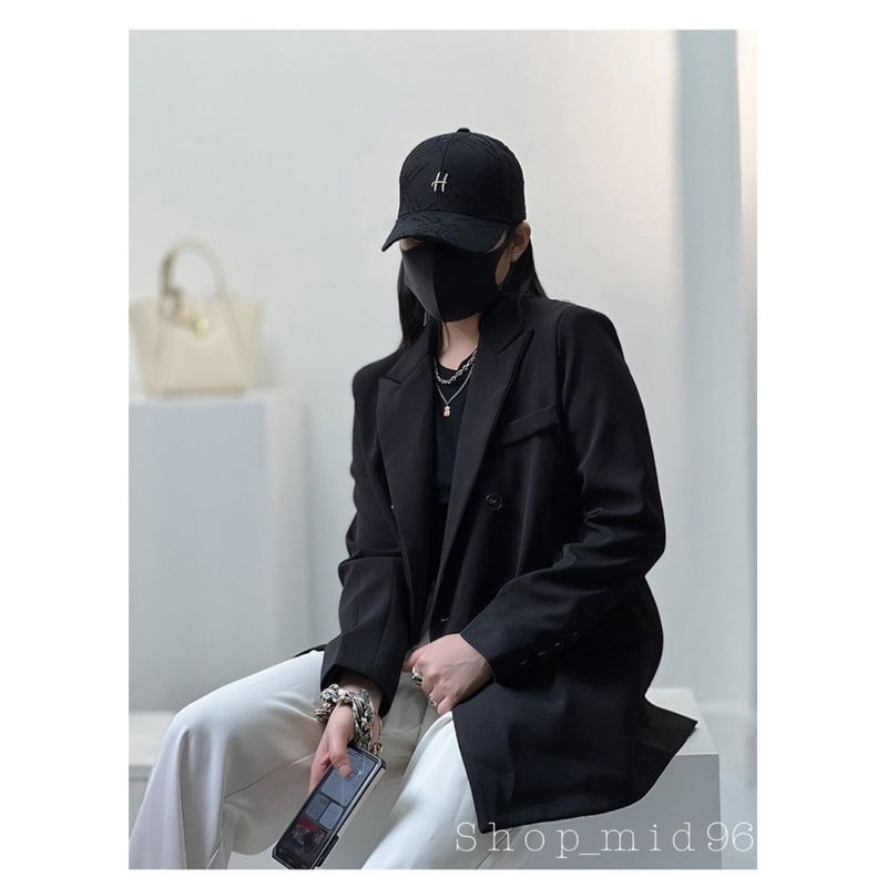 Áo Blazer  phong cách hàn trẻ trung   vest nữ dáng rộng Hàng loại 1  ,Có đệm vai .