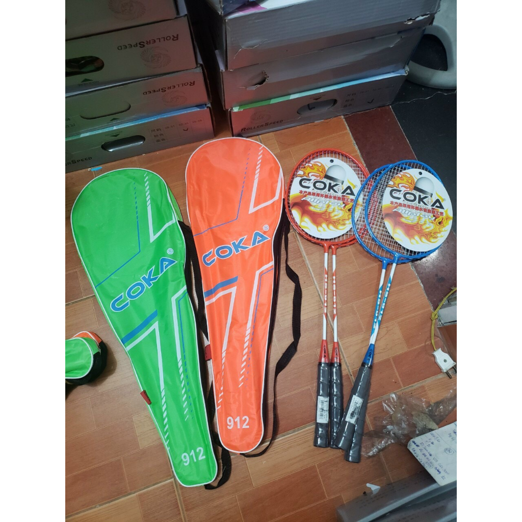 Vợt Cặp Coka 912 tập luyện - Tặng kèm quà tặng
