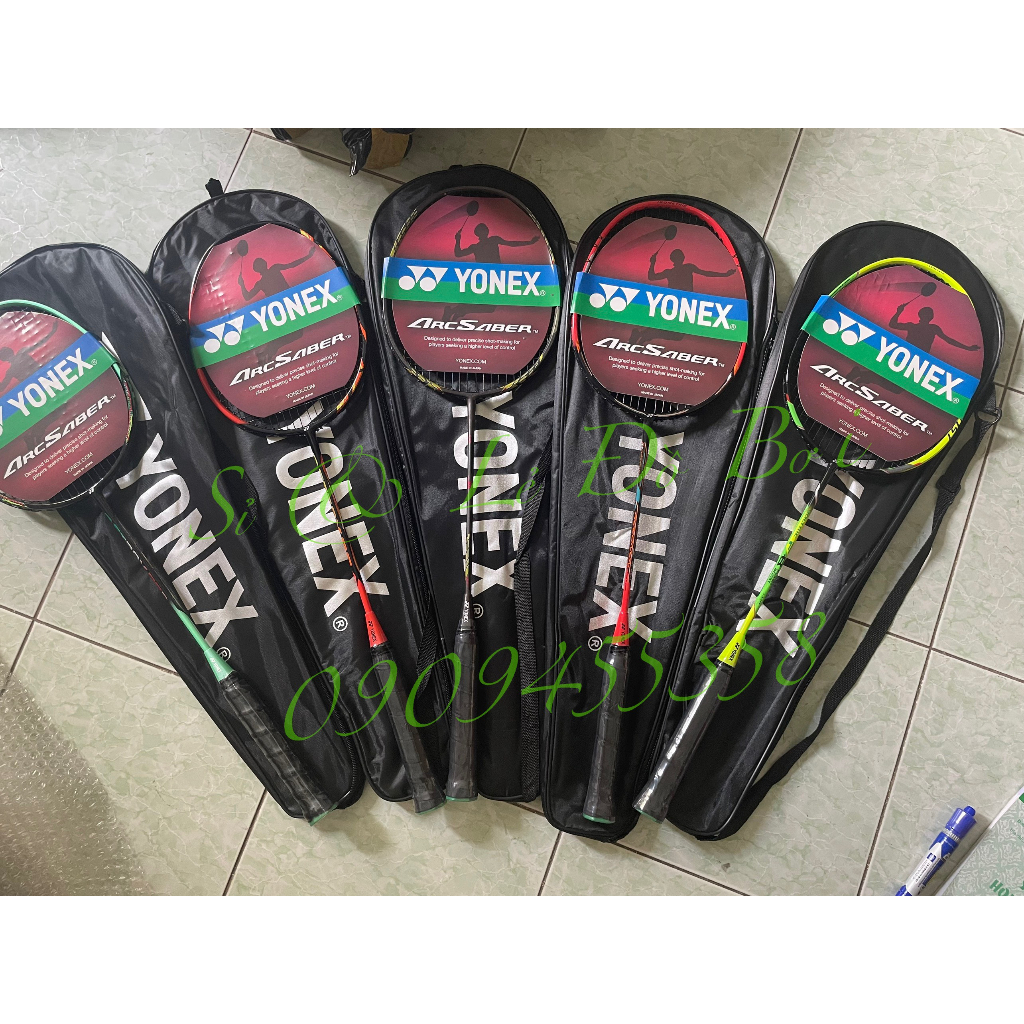 Vợt Cầu Lông tập luyện YN đan cước sẵn