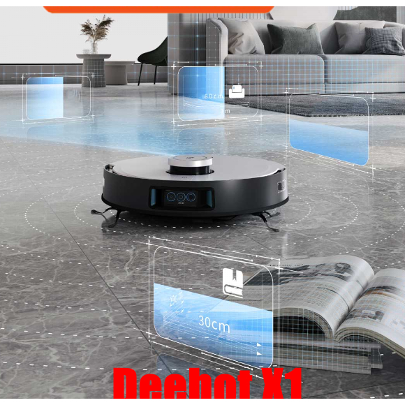 Robot hút bụi lau nhà Ecovacs Deebot X1 - Phiên bản độc lập, hàng mới 100%