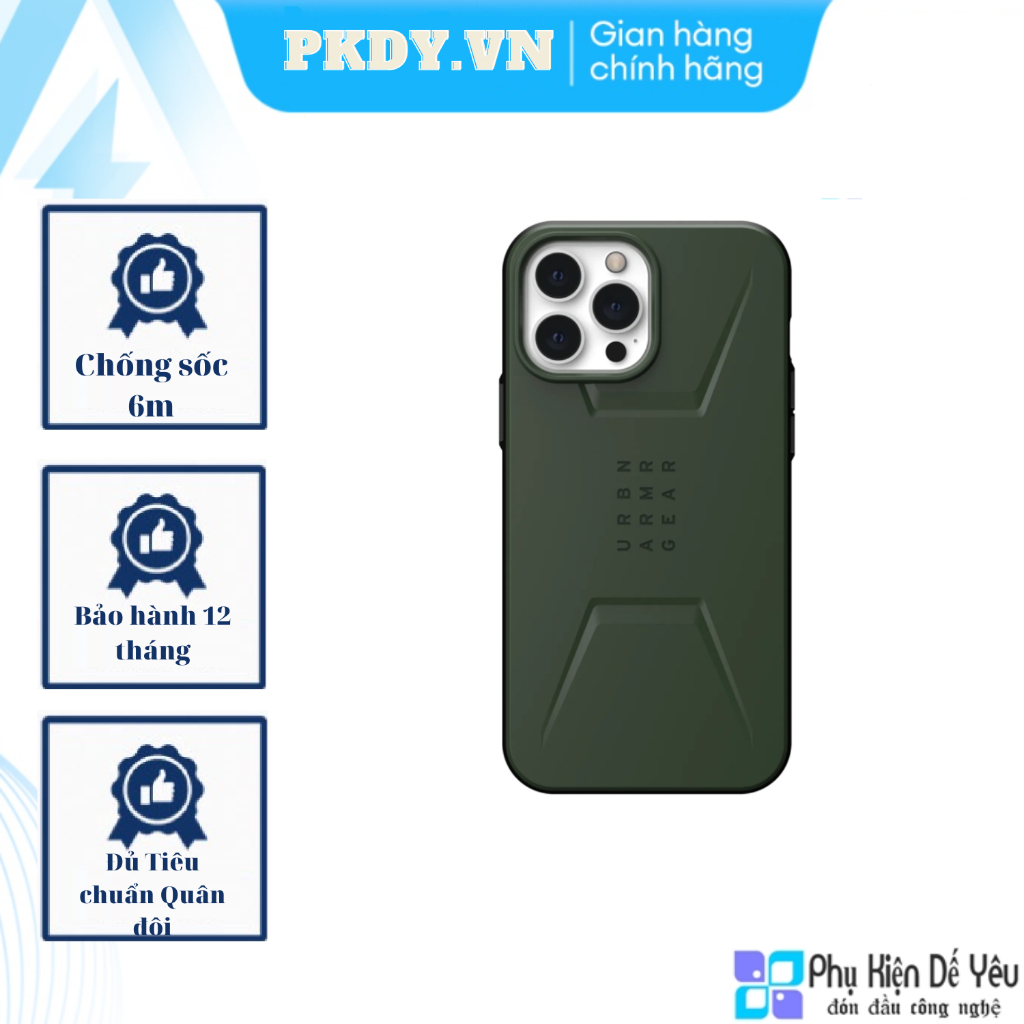 Ốp UAG CIVILIAN cho IPHONE 13/ 13 pro/ 13 pro max 5G