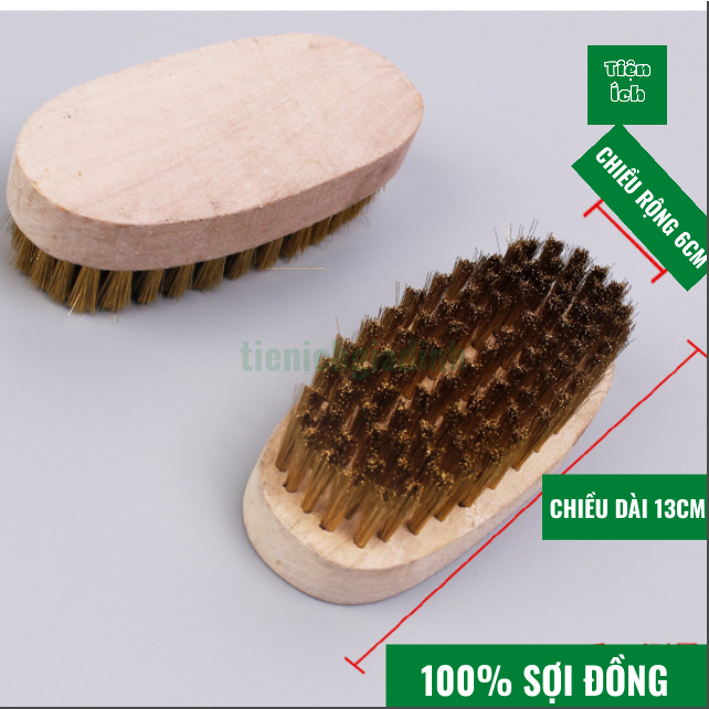 Bàn Chải sợi Đồng Bàn Chải Đánh Rỉ Vệ Sinh Kim Loại Hình Tròn Bầu Dục Hình Chữ Nhật