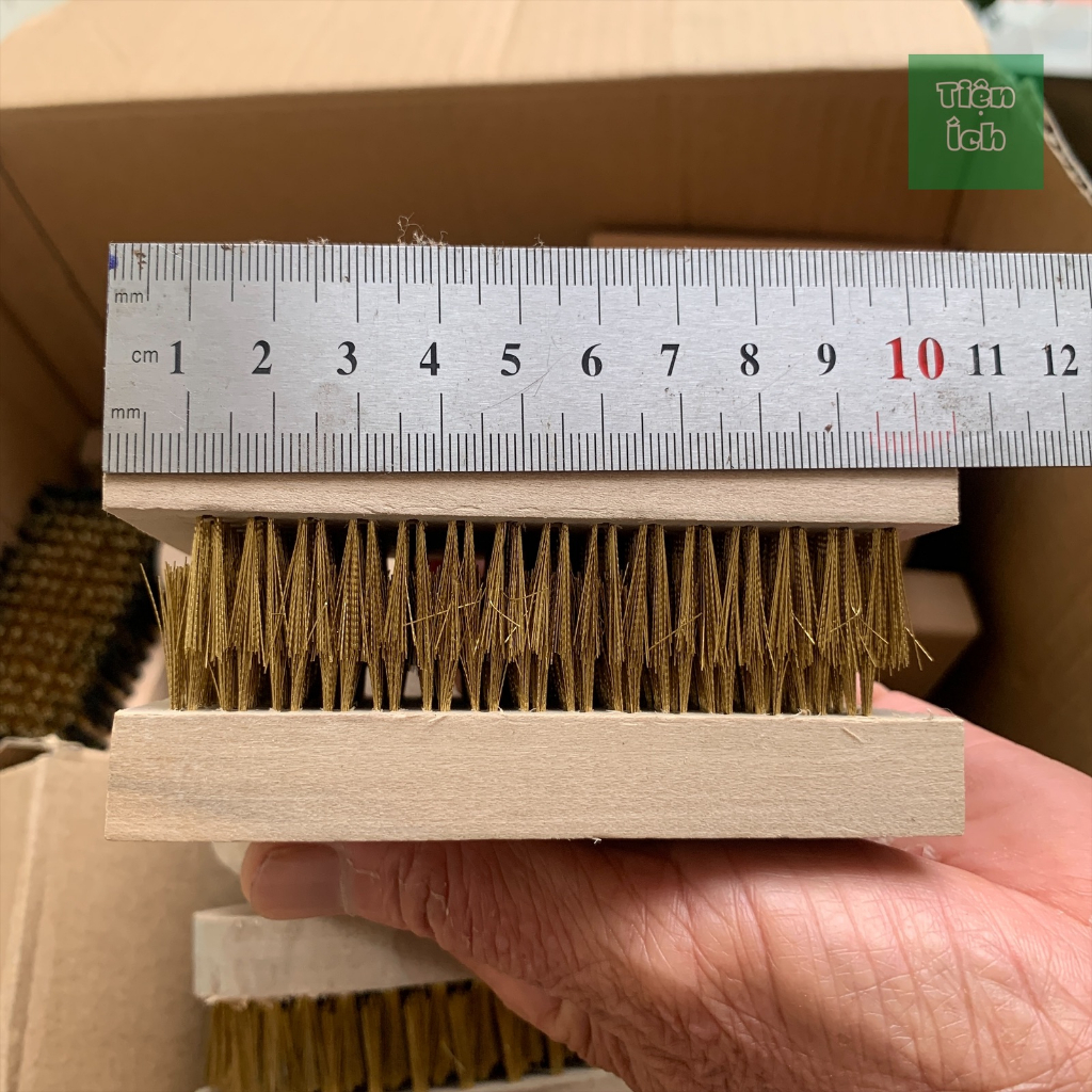 Bàn Chải sợi Đồng Bàn Chải Đánh Rỉ Vệ Sinh Kim Loại Hình Tròn Bầu Dục Hình Chữ Nhật