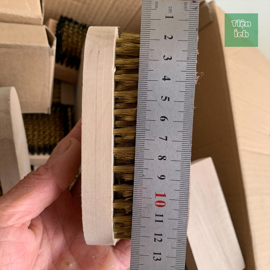 Bàn Chải sợi Đồng Bàn Chải Đánh Rỉ Vệ Sinh Kim Loại Hình Tròn Bầu Dục Hình Chữ Nhật