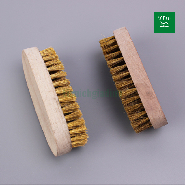 Bàn Chải sợi Đồng Bàn Chải Đánh Rỉ Vệ Sinh Kim Loại Hình Tròn Bầu Dục Hình Chữ Nhật