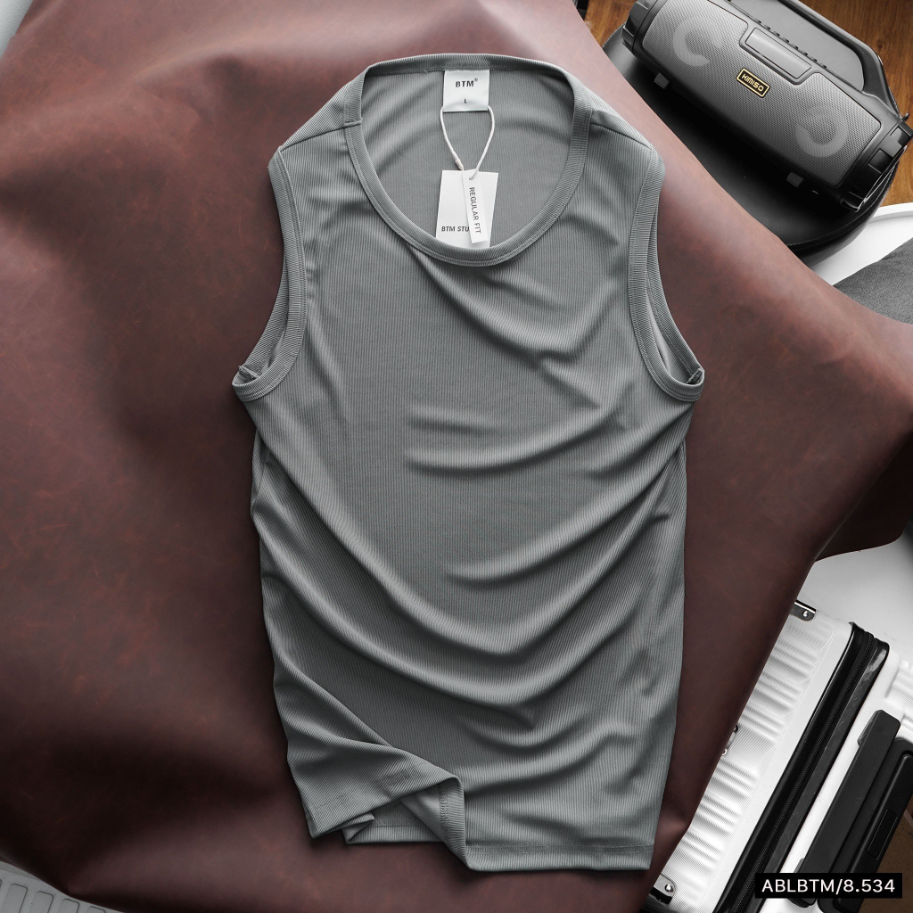 Áo thun ba lỗ, áo tanktop chất liệu cotton dệt gân mịn mát, mặc siêu êm BL5