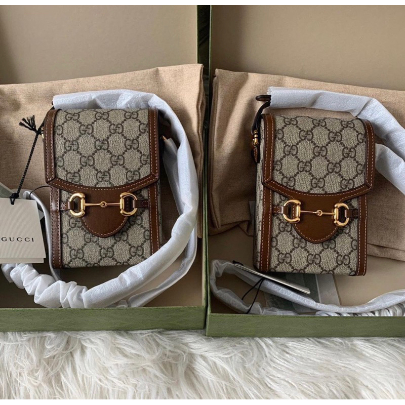 Túi đeo chéo W366-17 phone bag fullbox nam châm bill tag vàng