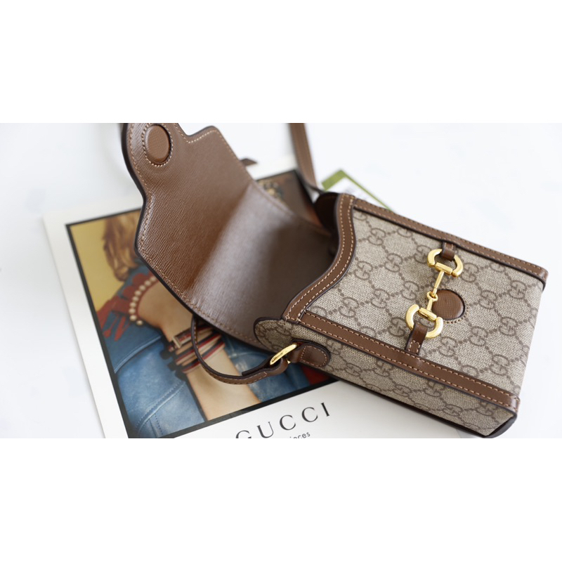 Túi đeo chéo W366-17 phone bag fullbox nam châm bill tag vàng