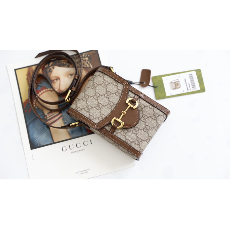 Túi đeo chéo W366-17 phone bag fullbox nam châm bill tag vàng