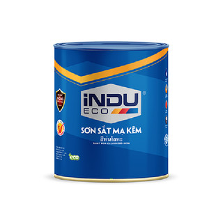 Sơn sắt mạ kẽm 1 thành phần indu màu cánh gián