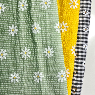 Vải thô xốp hoa cúc Daisy dễ thương ba màu được lựa 🌼