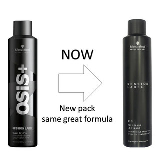 Keo xịt giữ kiểu tóc cứng osis+ session label super dry fix 500ml