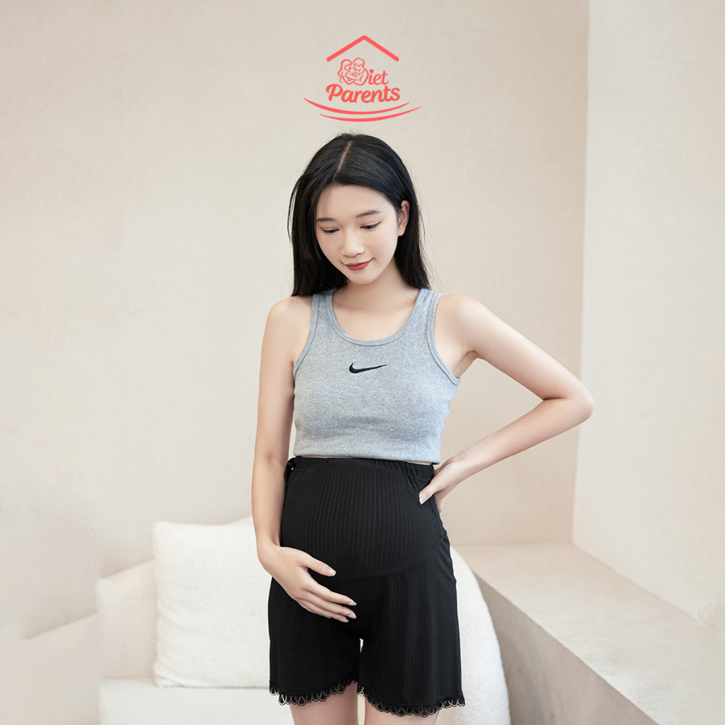 Quần Đùi Bầu Vải Lụa Cao Cấp - Có Dây Chun Điều Chỉnh - Loại Quần Kháng Khuẩn và Khử Mùi