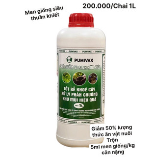 Chế phẩm vi sinh xử lý hồ cá pumivax 1l