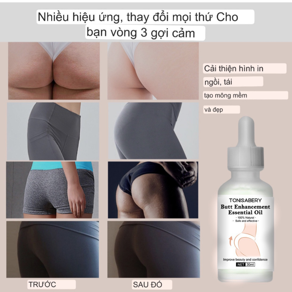 Tinh dầu nâng mông enhancement oil chăm sóc massage giúp mông lớn hơn - tinh dầu 30ml