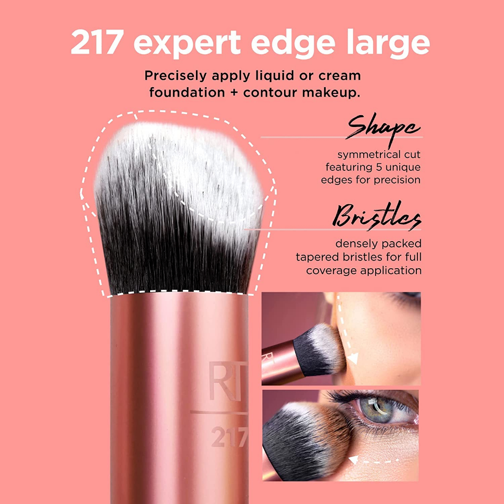 Bộ Cọ Trang Điểm 5 Cây Real Techniques Artist Essentials Makeup Brush Set