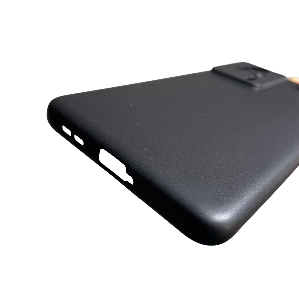 Ốp lưng silicon đen nhám cho Xiaomi Redmi K60E không bám vân tay, khoét riêng từng mắt camera.