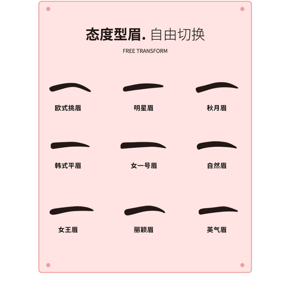 Hộp 3 Dao Cạo Lông Mày Gấp Gọn Màu Pastel Cute