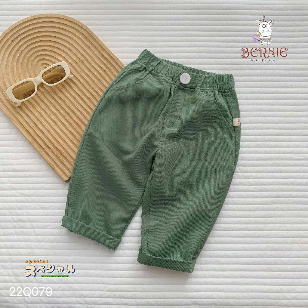 Quần kaki đính cúc 4 màu Bernie cho bé