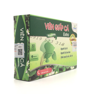 VIÊN GIẤP CÁ EXTRA TÂM DƯỢC (Hộp 30 viên)